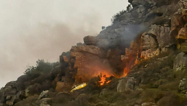 The plane that crashed