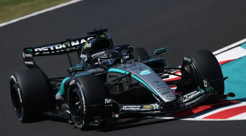 George Russell on track as Russell leads Mercedes one-two in Suzuka practice session