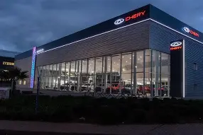 A lineup of modern Chinese vehicles including BYD, Chery, Omoda and GWM attracting young buyers.