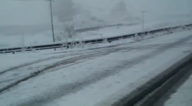 N3 highway snow ice and rain hazardous driving conditions