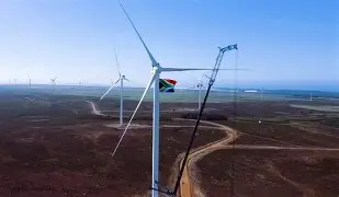 Wind turbines transforming South Africa's power grid through wind energy