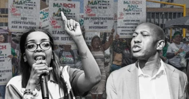 March and March leader Jacinta Ngobese-Zuma, whose alleged arrest warrant has been denied by the NPA