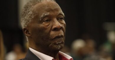 Former President Thabo Mbeki testifies before the Khampepe Commission in Johannesburg